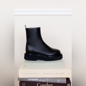 Emerson Fry zip platform boot